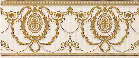 Ape Ceramica Loire Listelo Agustine Gold Ivory Бордюр Ape Ceramica Loire Listelo Agustine Gold Ivory Бордюр