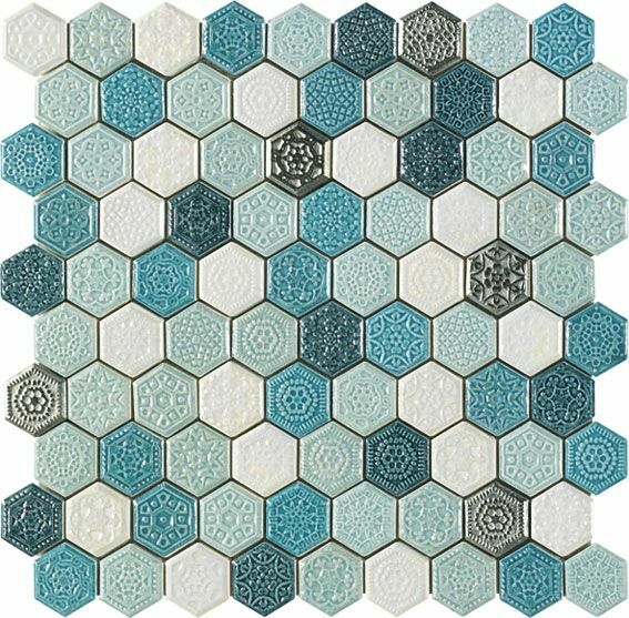 Ape Ceramica Mosaics Elisabeth Turquesa Декор Ape Ceramica Mosaics Elisabeth Turquesa Декор