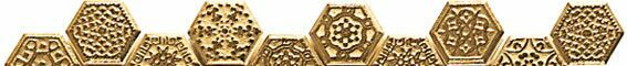 Ape Ceramica Mosaics Remate Adelaide Gold Вставка Ape Ceramica Mosaics Remate Adelaide Gold Вставка